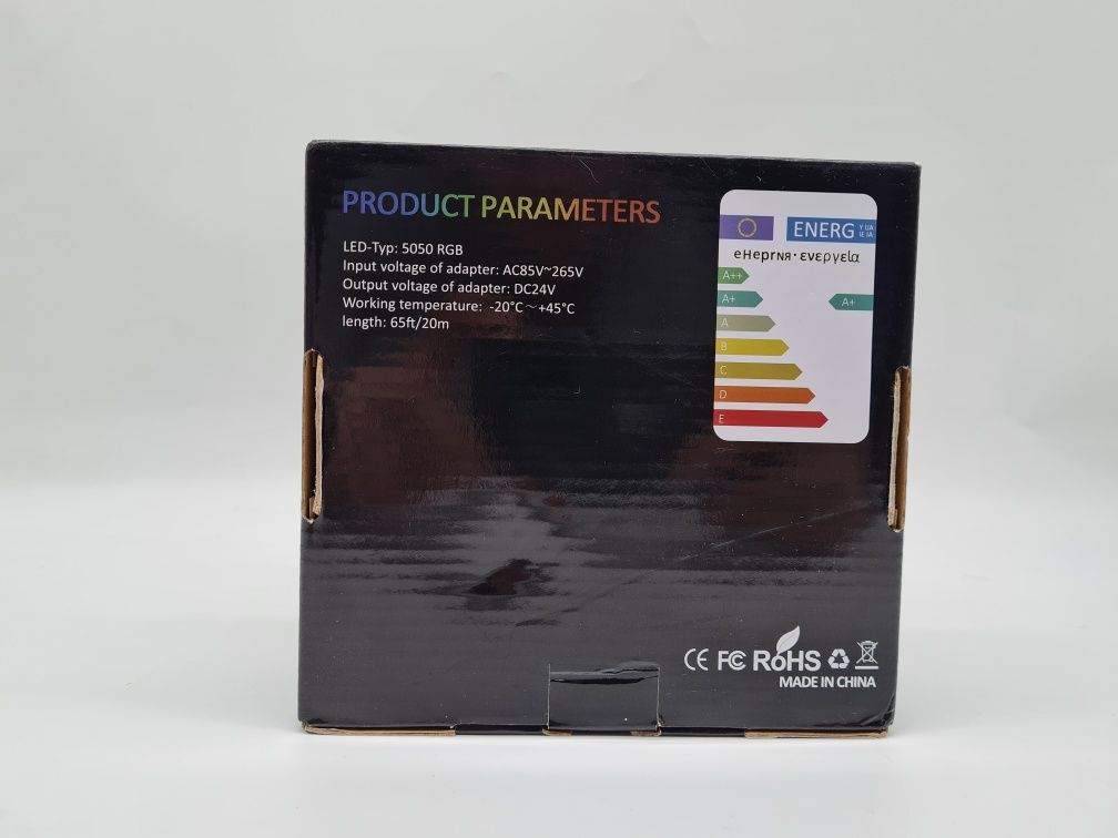 Taśma LED RGB 20m Pilot Aplikacja Bluetooth typ 5050