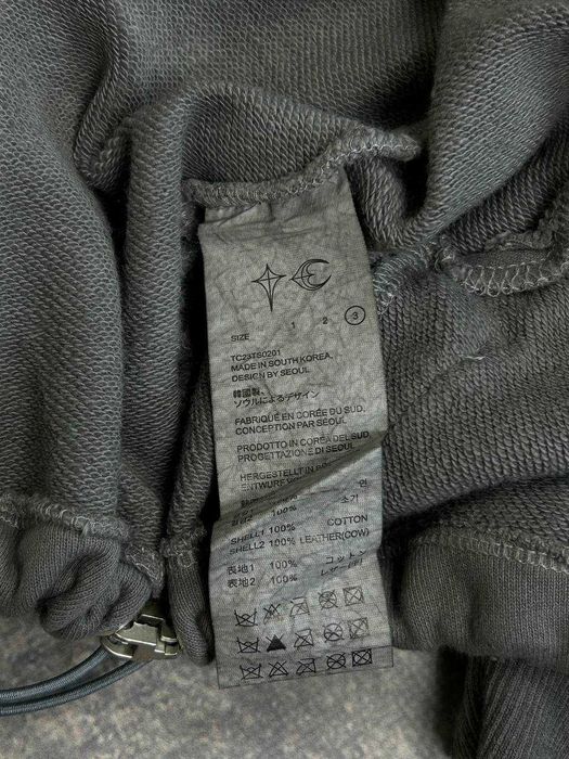 Худі Thug Club zip hoodie худи зипка y2k archive серая сіра зіпка grey