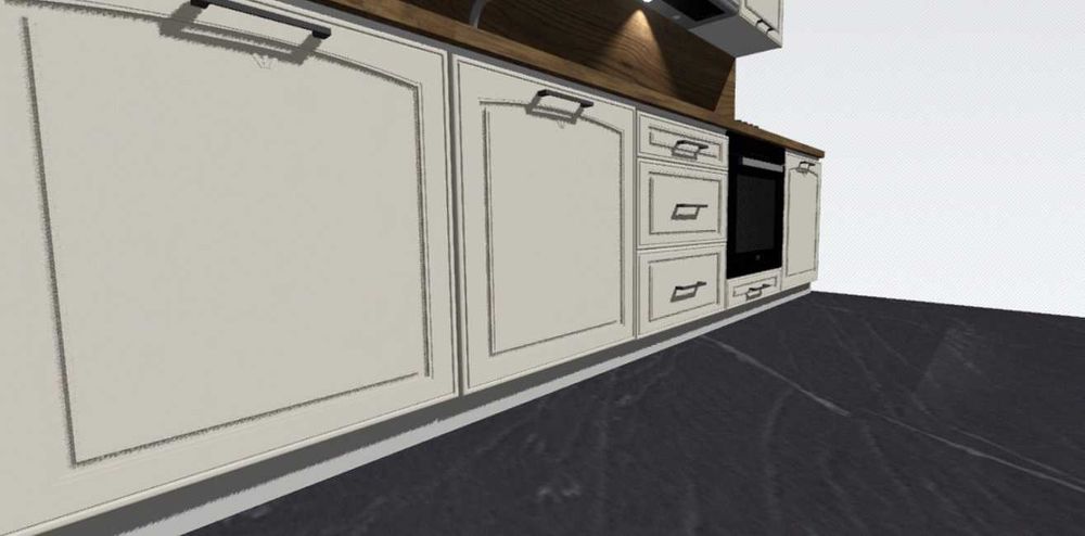 Meble kuchenne AMELIA (PATYNA) - meble na wymiar