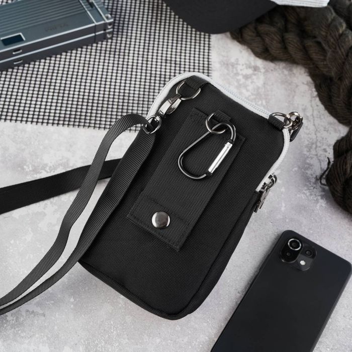 męska saszetka sportowa na ramię  sp-03-gr