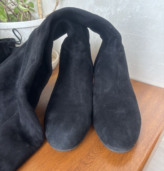 Сапоги ботфорты замшевые  Vagabond 38,5-39 размер