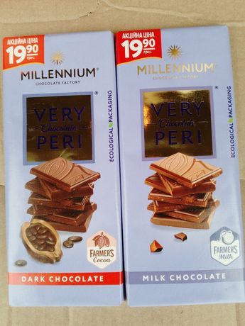 Акційний шоколад Міленіум.Замовлення від упаковки