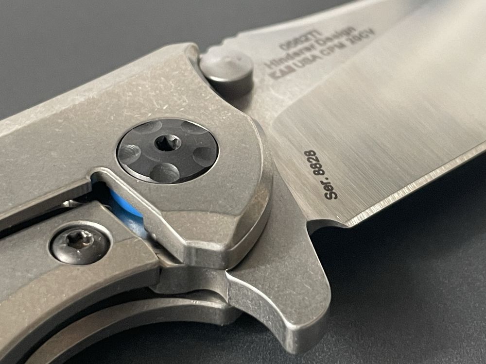 нож Zero Tolerance ZT 0562Ti Rick Hinderer 3.5" CPM-20CV, Оригинал