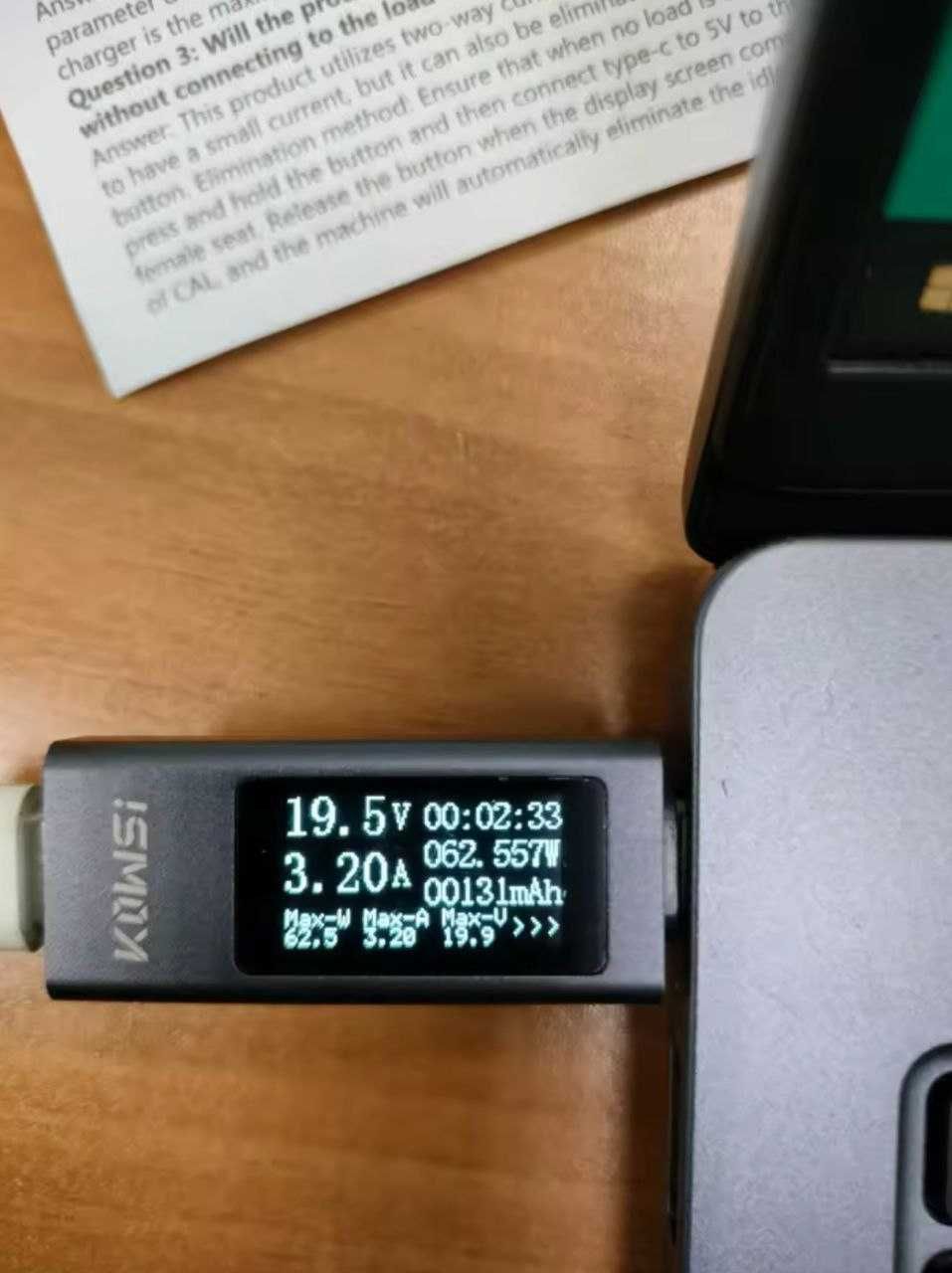 Usb tester тестер  typeC  Kowsi KWS-2301C