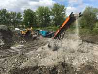 Wynajem kruszarki, kruszenie gruzu, betonu, szczęka, młot