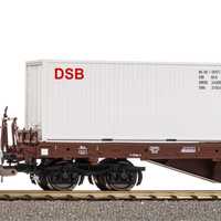 PIKO H0 (24527) - Wagon kontenerowy RS DSB Ep. IV. 3 kontenery DSB