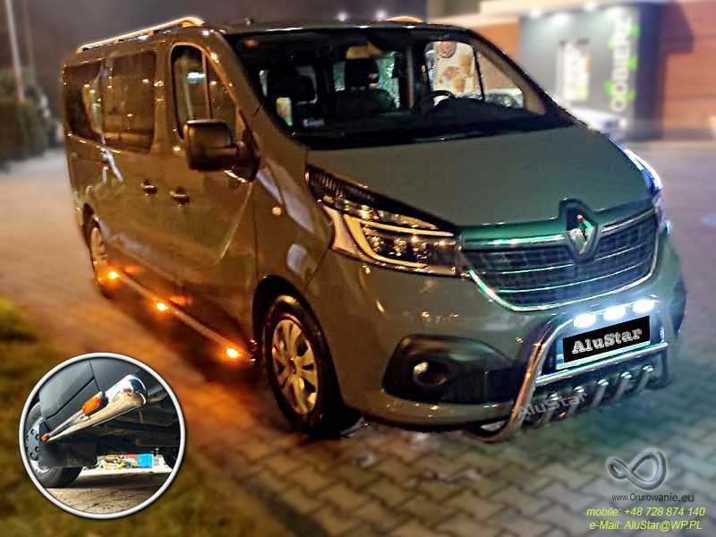 TRAFIC VIVARO MASTER Orurowanie Orurowania Podesty