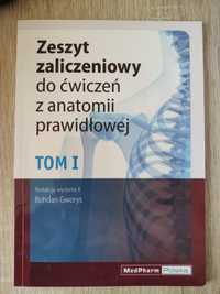 Bohdan Gworys anatomia - zeszyt zaliczeniowy tom 1