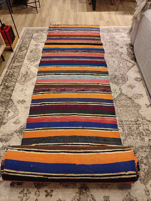 Домоткана доріжка 11 метрів, ручна робота, 1960-ті, Чернігівщина.