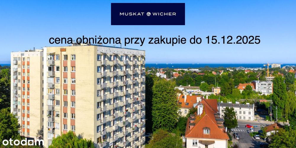 Sopot z pięknymi widokami na las i panoramę miasta