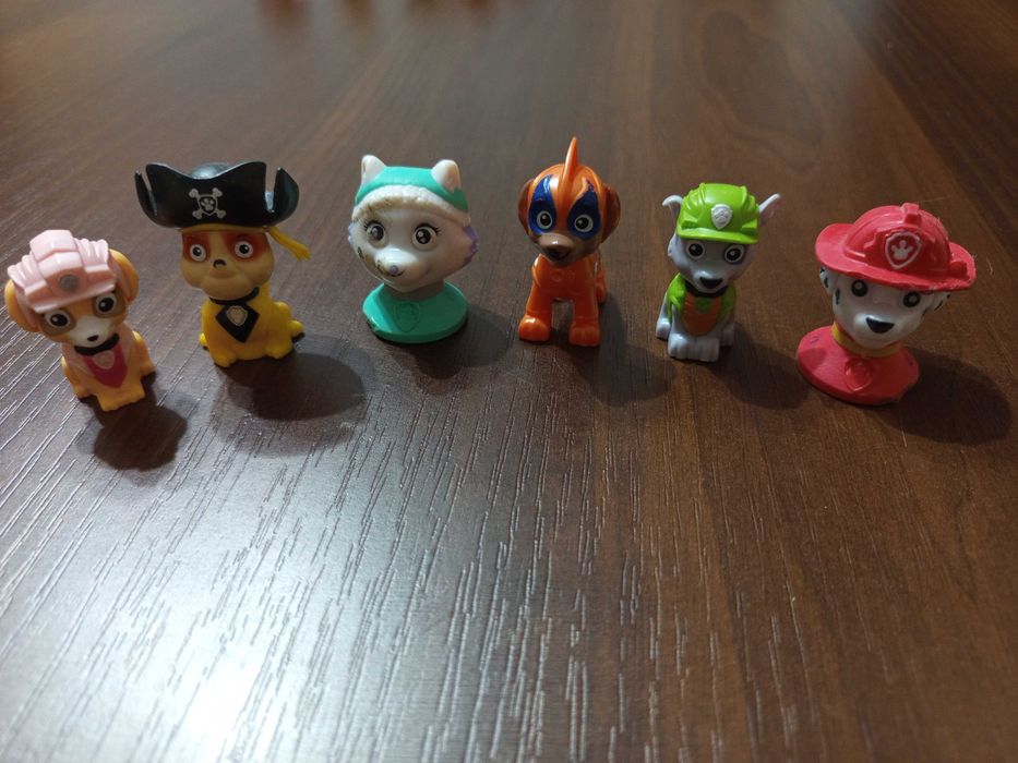 Zestaw 6 piesków psi patrol, figurki
