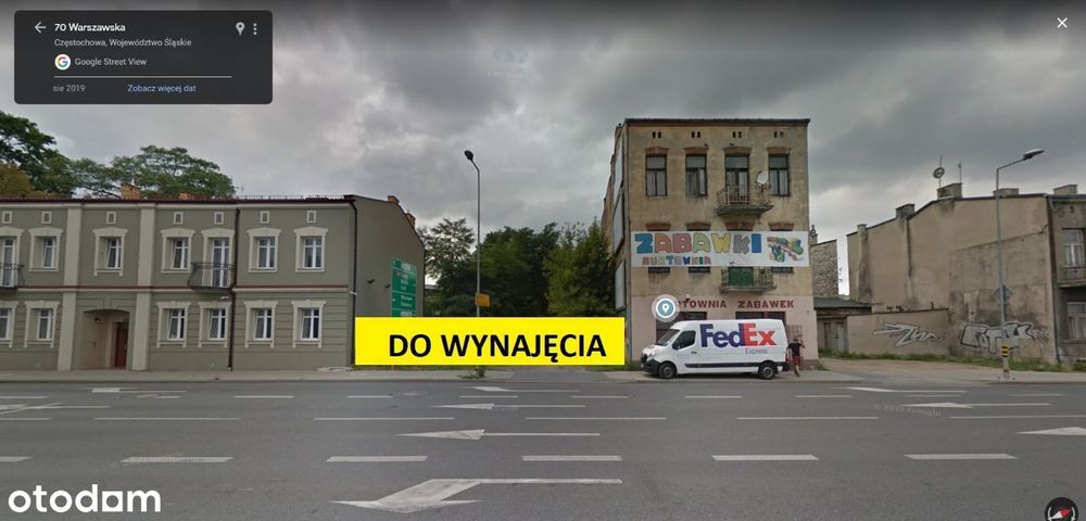 Teren do wynajęcia - CENTRUM CZĘSTOCHOWY