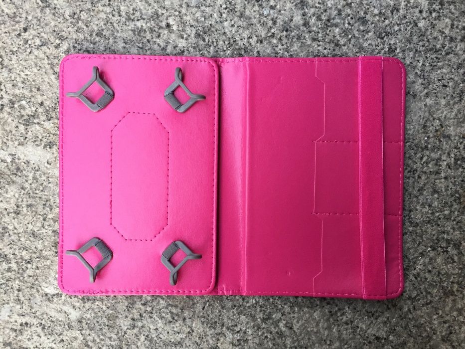 Capa Universal para Tablet de 7" (7 Polegadas) - Rosa / Azul - NOVOS