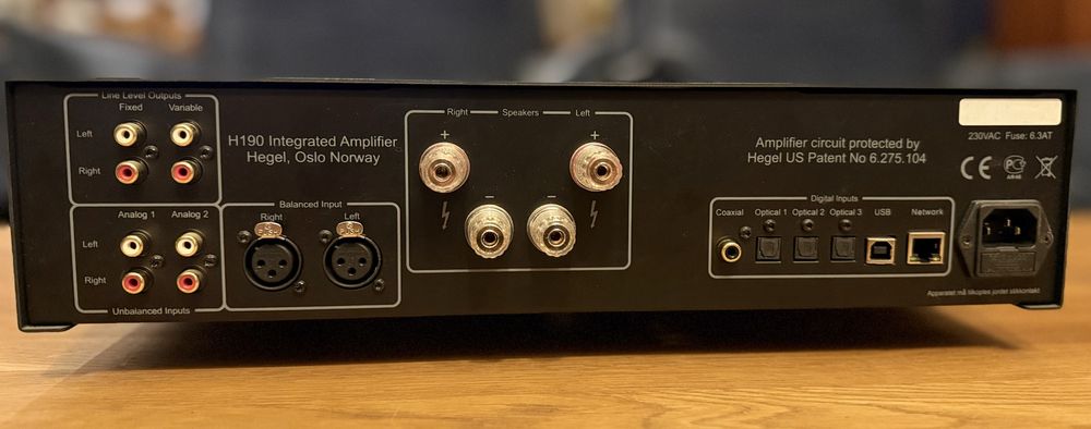 Wzmacniacz zintegrowany Hegel H190