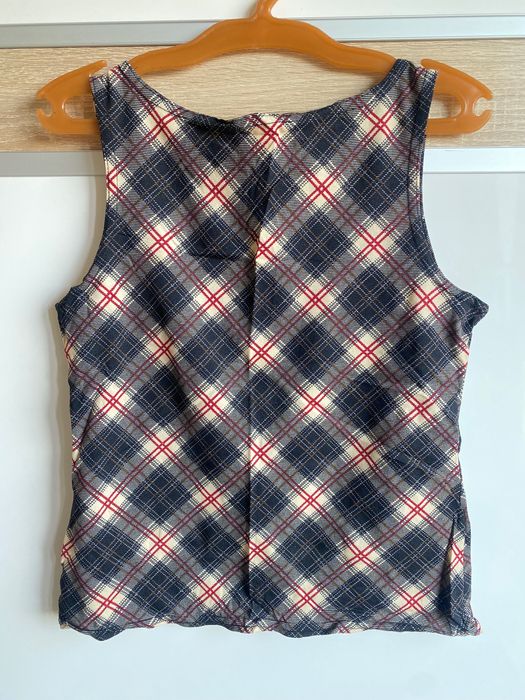 Bluzka S damska w kratę