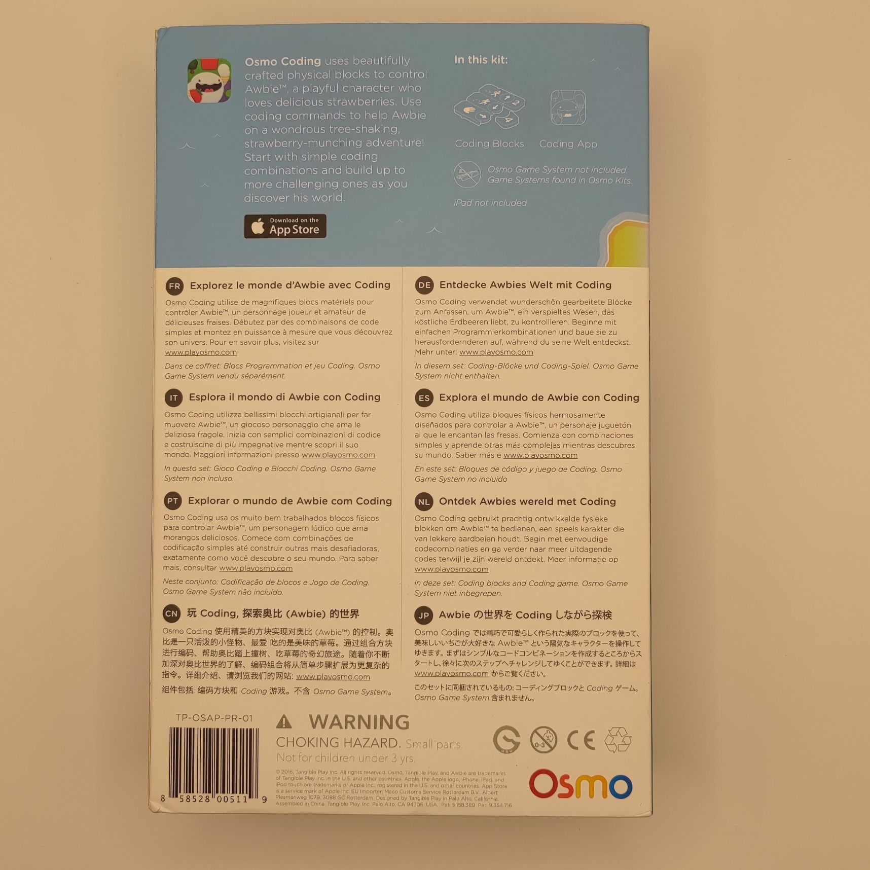 OSMO Coding with Awbie i Coding Duo interaktywna gra iPad 3-12 lat