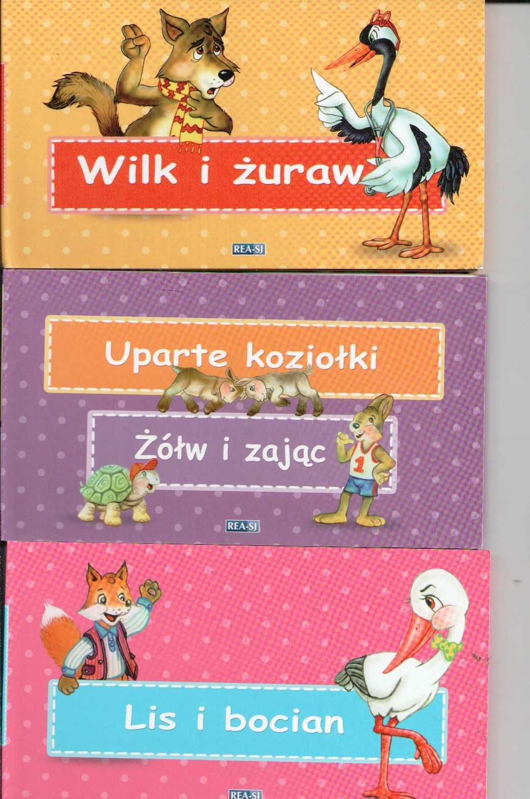 Zestaw 6  książek dla dzieci z serii Bajki Ezopa
