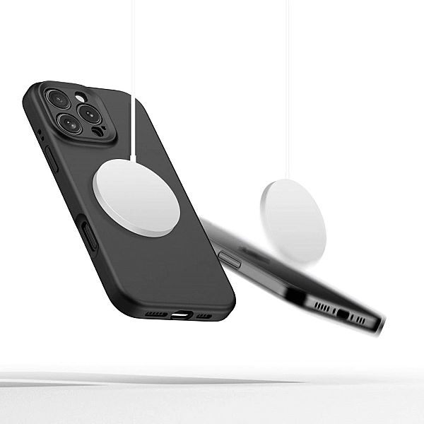 Tech-Protect Liquid Silicone Magsafe Iphone 16 Pro Black
