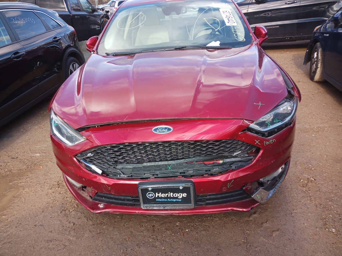 Lampa przednia przód ford fusion lift full led 2017 hs73-13e015-af
