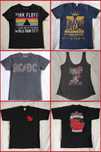 Рокерские футболки Pink Floyd, David Bowie, Madness, Thin Lizzy