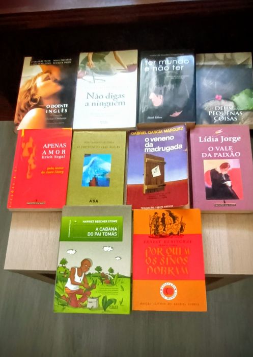 Vários livros usados em bom estado