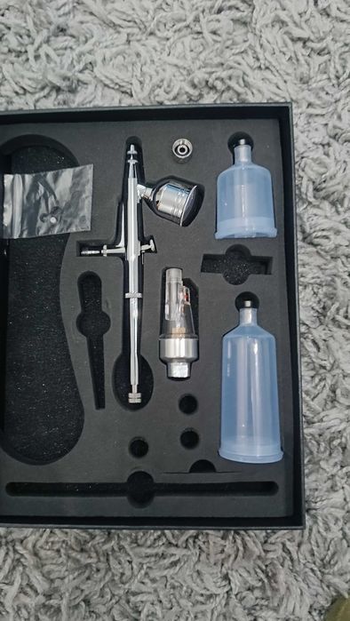 Pistolet do malowania Dwufunkcyjny aerograf wielofunkcyjny z 3 dyszami