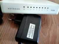 Router Switch Netgear fs 208, 8 portów