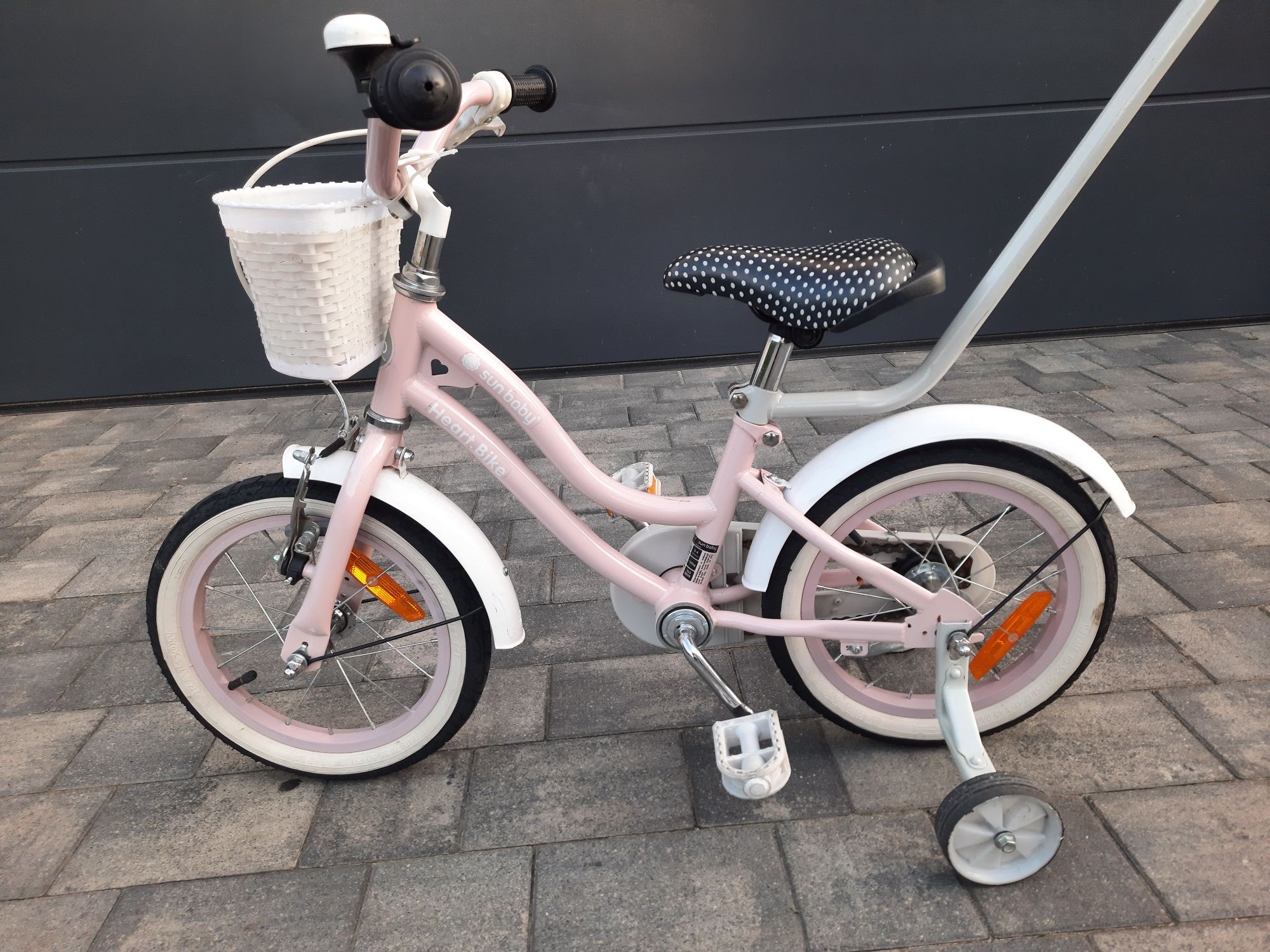 Rowerek  dziecięcy dla dziewczynki sun boby Heart Bike  14"