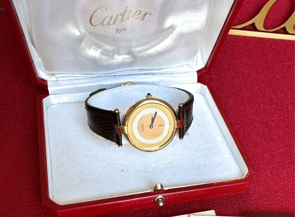 Cartier Vendome Trinity 30mm zegarek kolekcjonerski