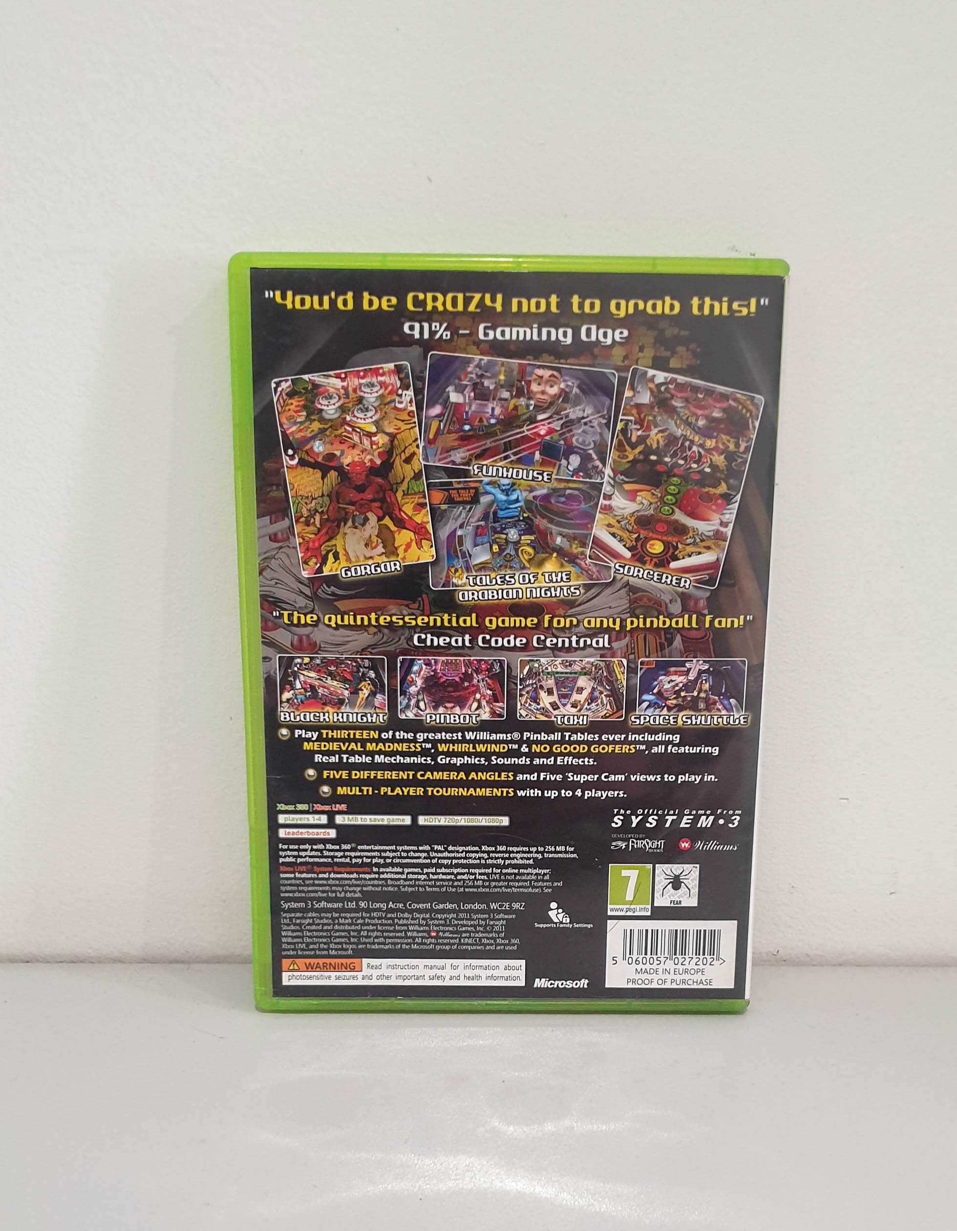 Gra William's Pinball Classics Gold Xbox 360 UNIKAT