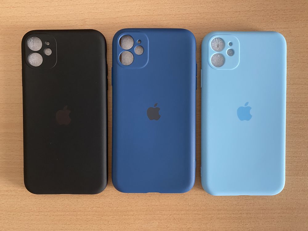 Capa silicone iPhone 11 proteção das câmaras