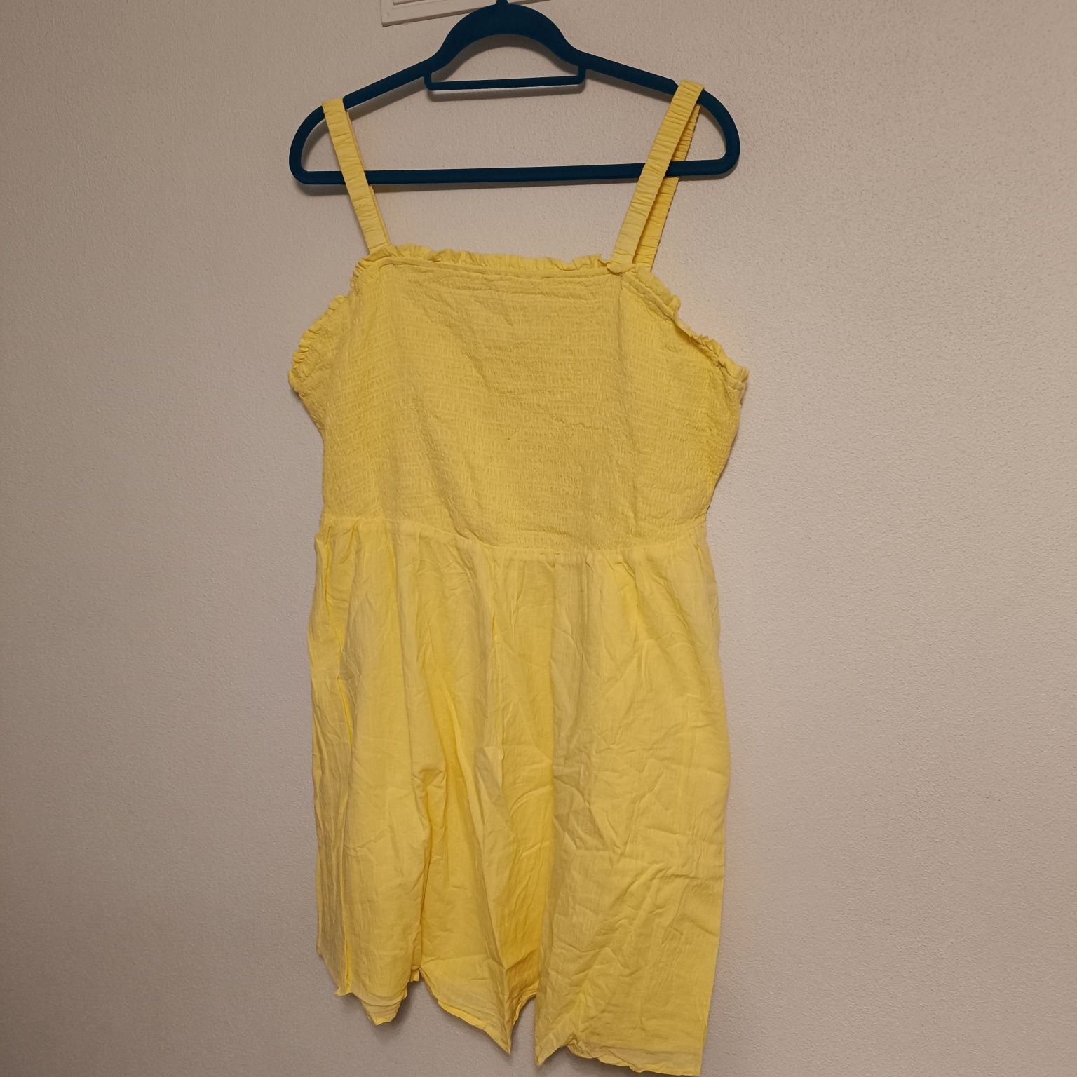 Sukienka na co dzień żółta bonprix bodyflirt 50
