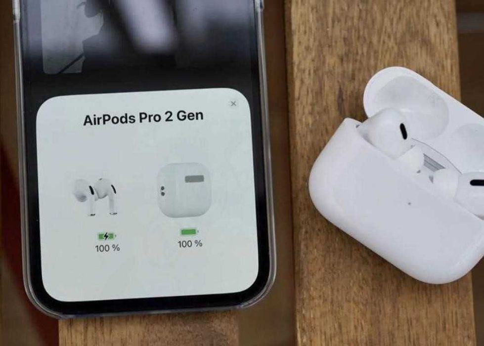 Airpods pro Gen 2 Бездротові Навушники з шумоподавленням +чохол