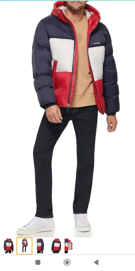 Куртка пуховик Tommy Hilfiger Размер L ОРИГИНАЛ Томми Хилфигер