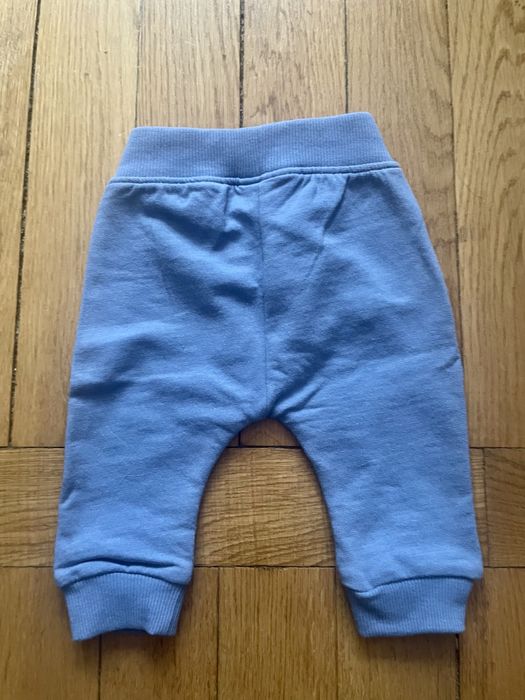 Zestaw 2 sztuki spodenek spodenki 56 noworodek w misie niebieskie