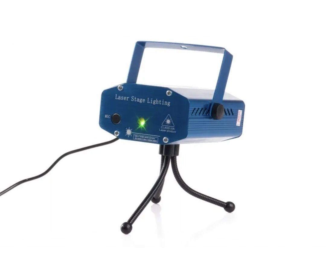 Projektor Laserowy Świąteczne Wzory Mini Laser + STATYW LASER 3D