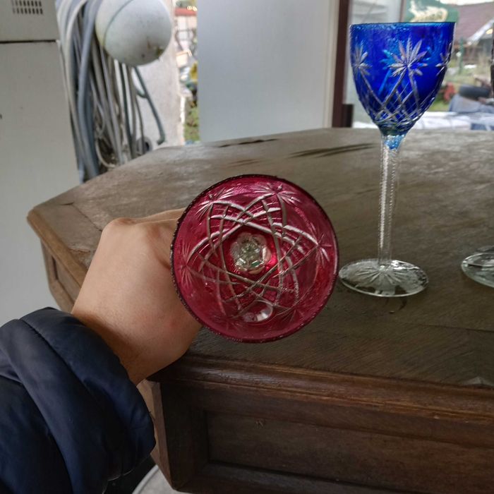 Kielichy remery kryształowe 3szt