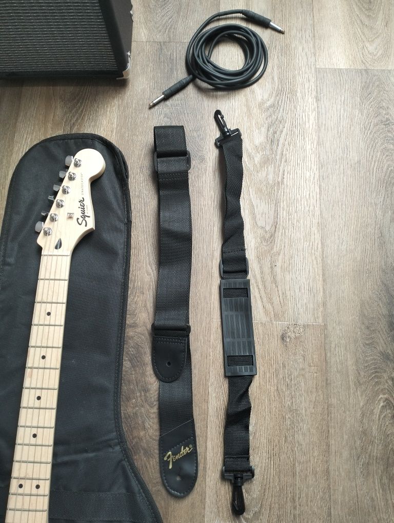pack guitarra elétrica fender squire