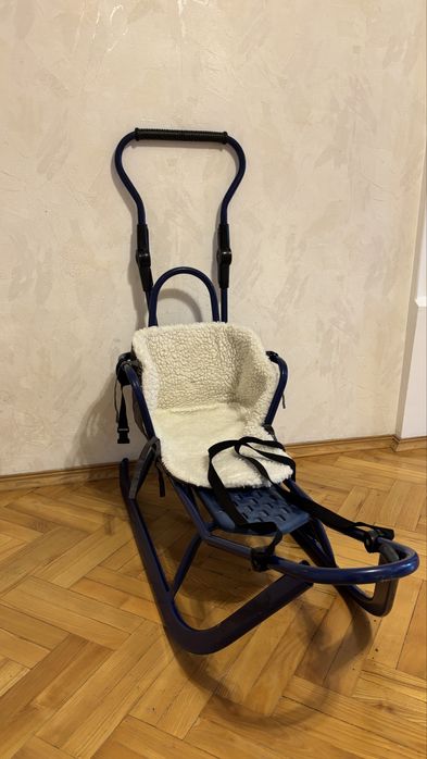 Санки дитячі Piccolino сині бу