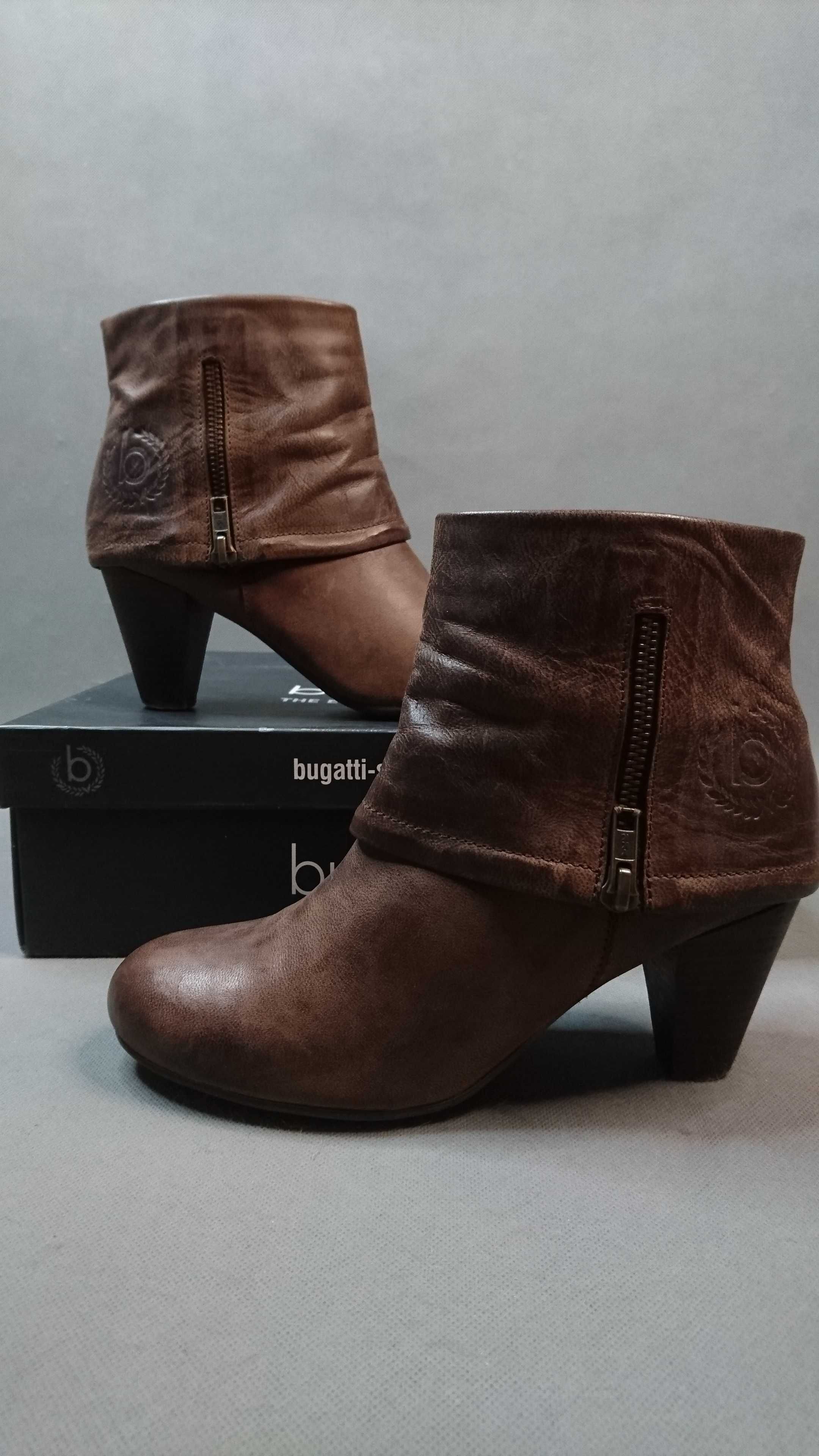 Buty Bugatti Selma Goat Tf Brown Boots R.38