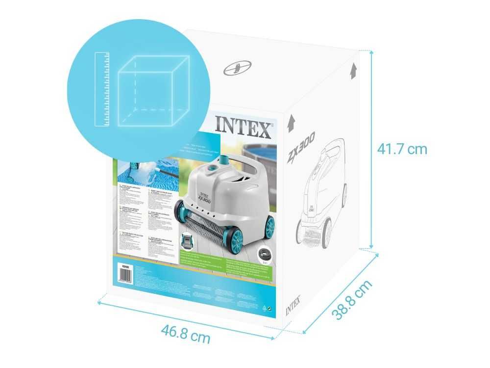 Робот пилосос Intex ZX300 28005 для очищення дна та стінок басейну