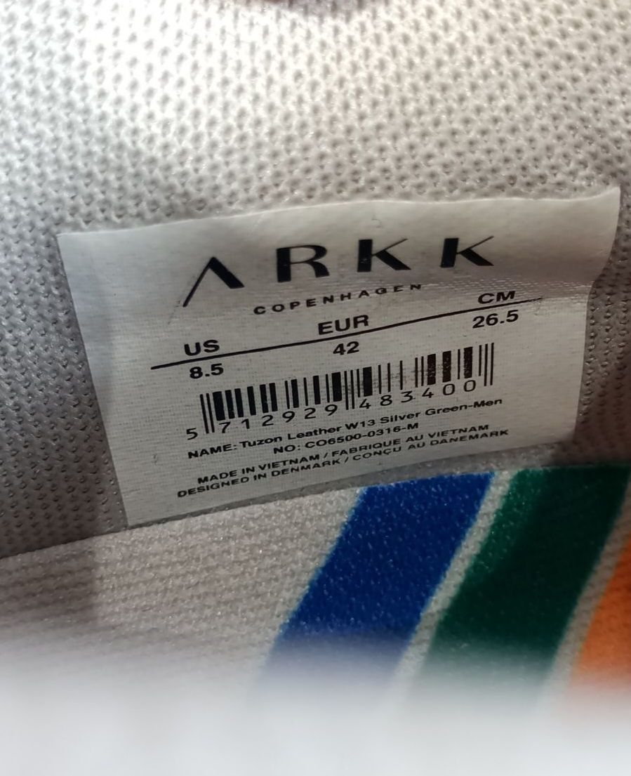 Кожаные женские кроссовки ARKK Copenhagen Tuzon Оригинал
