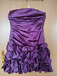Fioletowa sukienka imprezowa r 40