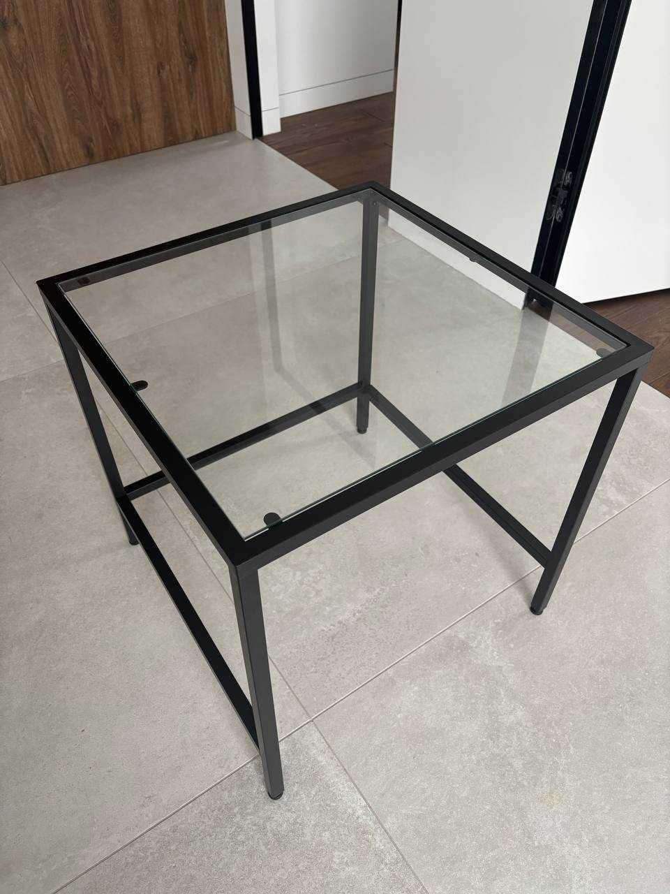 IKEA Комплект журнальних столів VITTSJO 2 шт Чорний