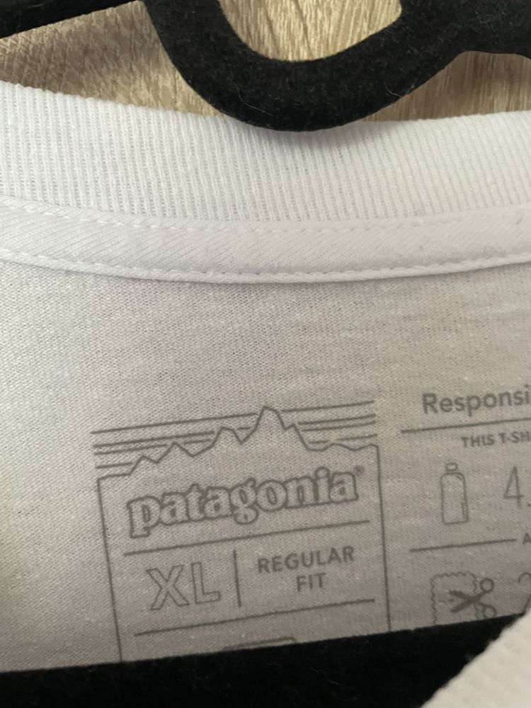 Koszulka Patagonia XL Real Riches logowana hit viral trekking mountain