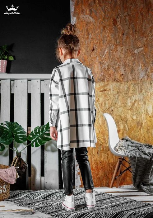 Wyprzedaż Koszula Royal Kids elegancka krata dziewczynka 104/110