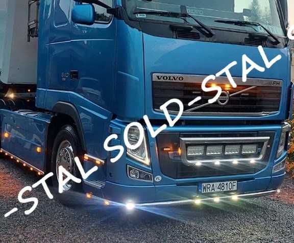 Orurowanie POD ZDERZAK z oświetleniem led Mercedes Actros Mp5 / Mp4