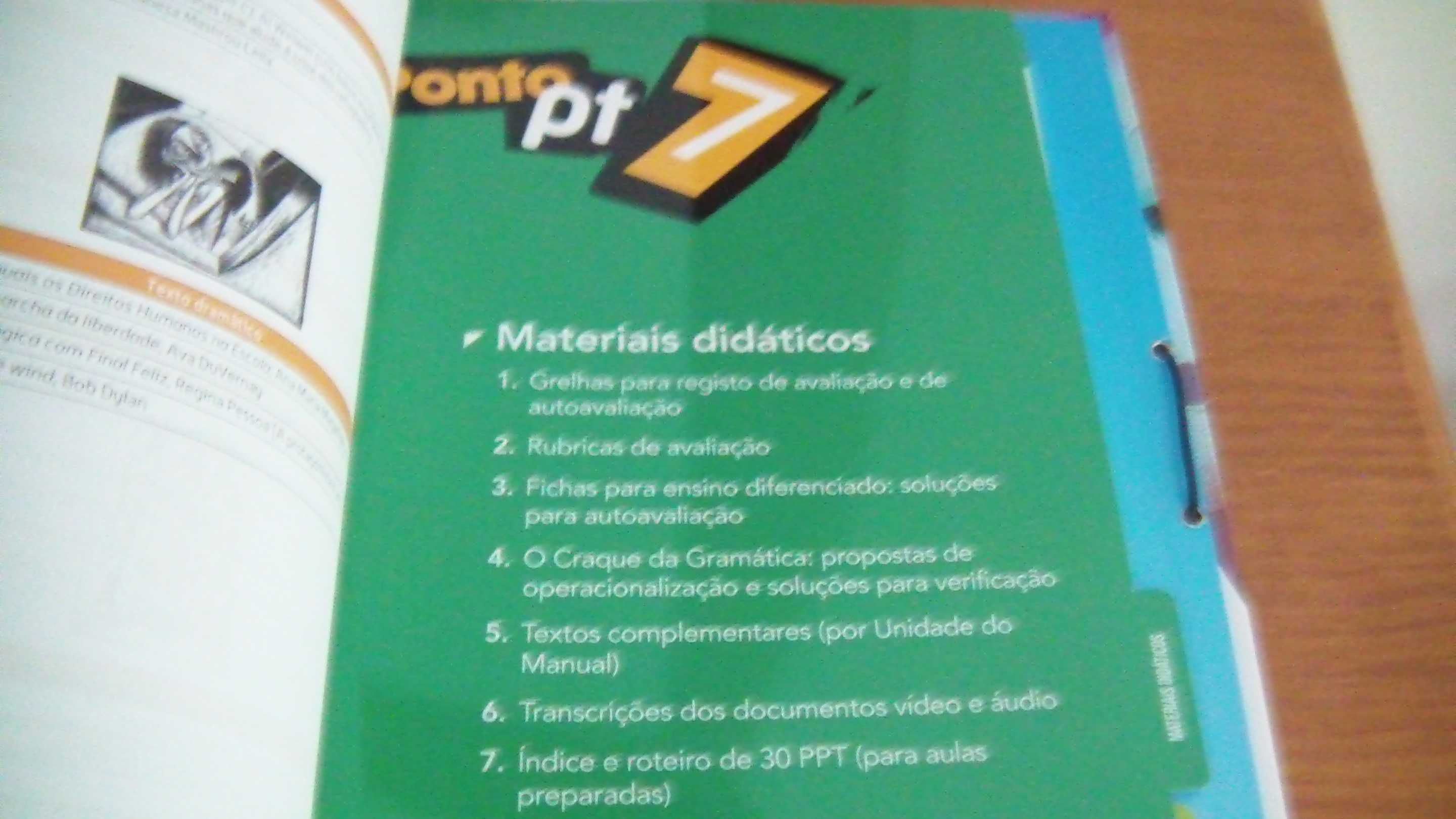 Ponto.pt 7 - Português - 7.º Ano Areal editores (Professor)