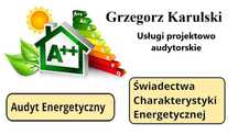 Audyt energetyczny, świadectwa charakterystyki energetycznej
