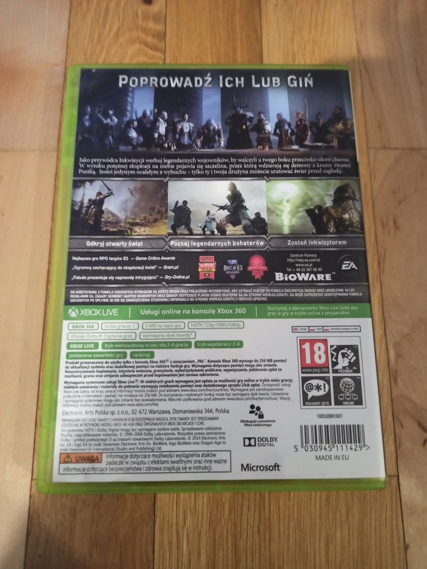 Dragon Age Inkwizycja + wersja próbna Xbox Live gold